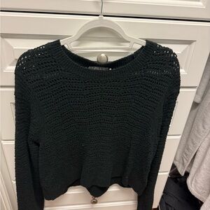 J. Crew Black Knit Sweater